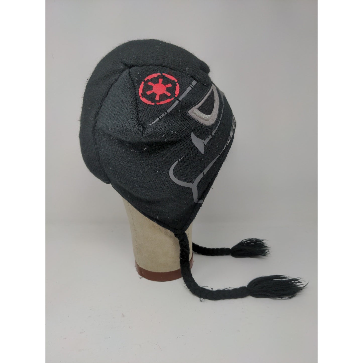 Star Wars Imperial Tie Fighter Pilot Beanie Trapper Hat OS Black