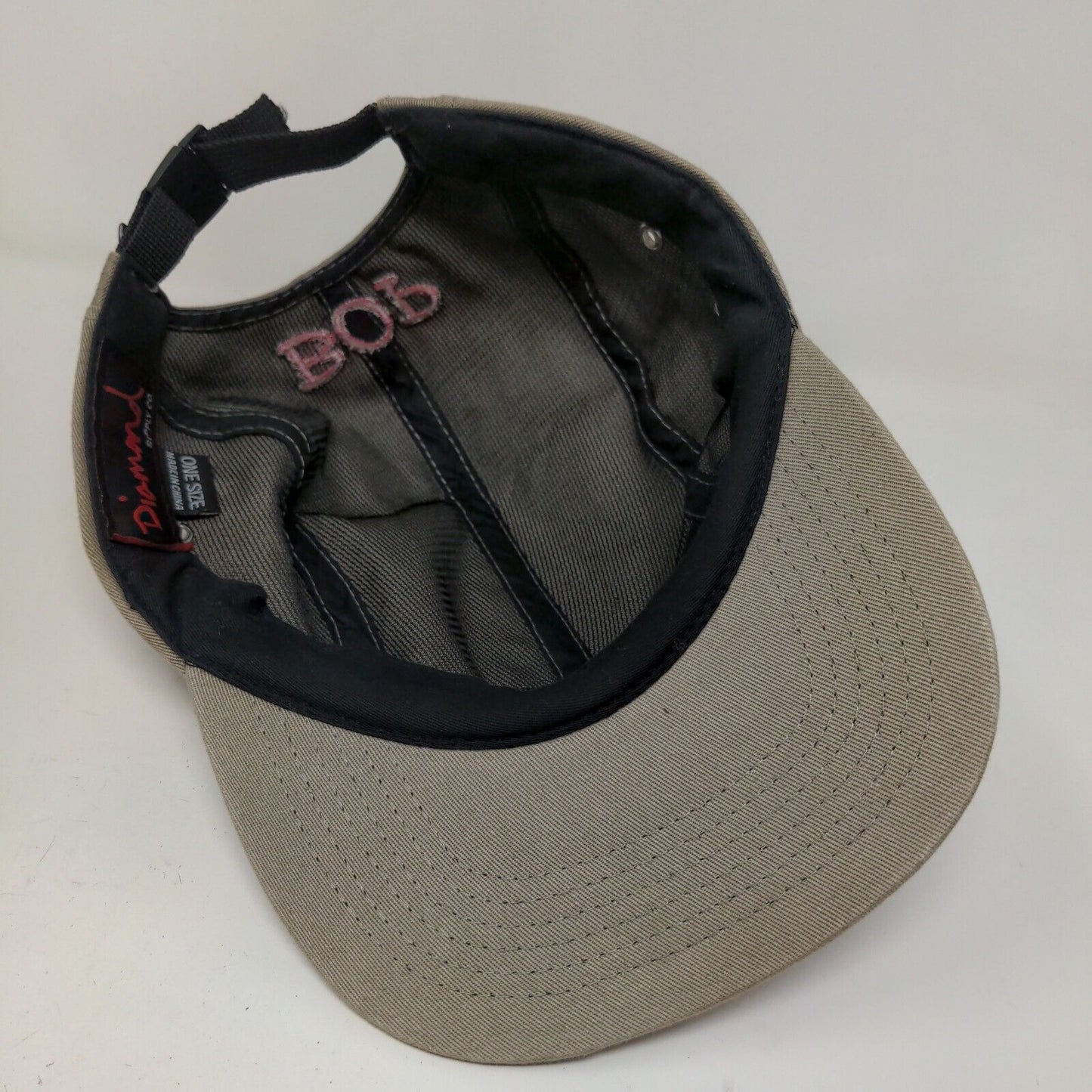 Diamond Supply Co Men's Slideback Hat Tan Size OS Embroidered BOP