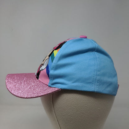 Disney Girl's Strapback Hat Pink Blue Size Toddler Minnie Mouse