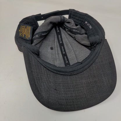 Hurley Men's 20 Dri Snapback Hat Gray Adjustable Patch Logo Poly Blend