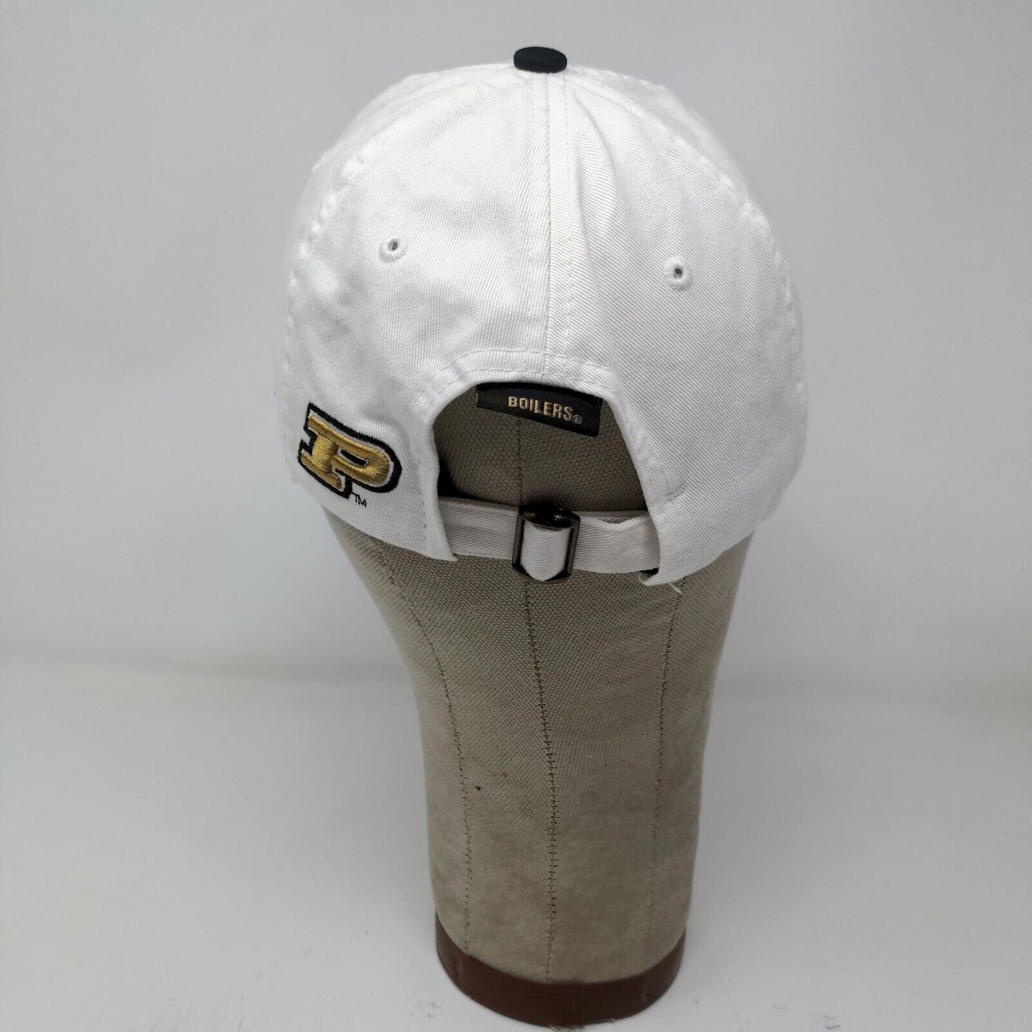 Drew Pearson Purdue Boilermakers Slideback Hat White OSFA Embroidered Logo