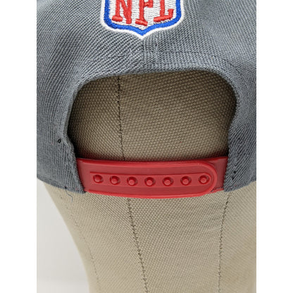 New Era 9Fifty Snapback Hat NFL Kansas City Chiefs Hat Red & Grey Embroidered