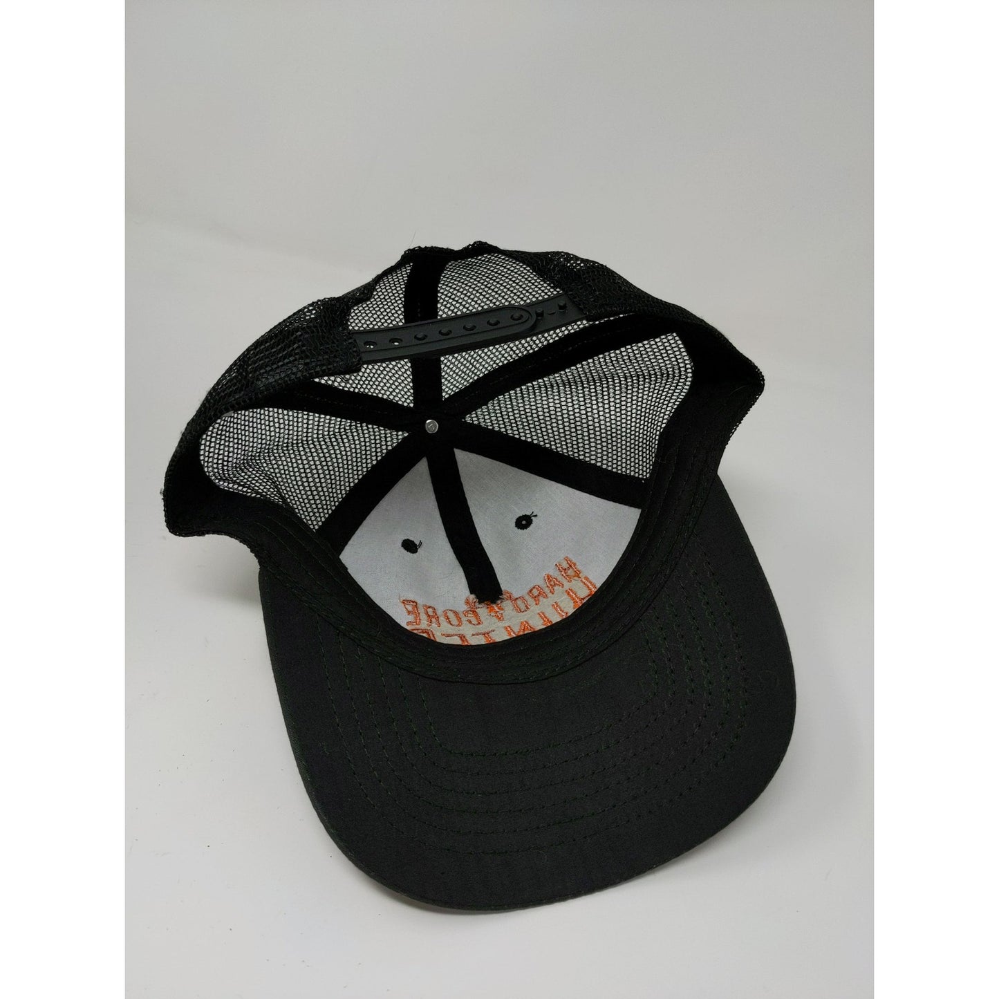 Hard Core Hunter Snapback Mesh Back Hat Embroidered Logo OSFM Black