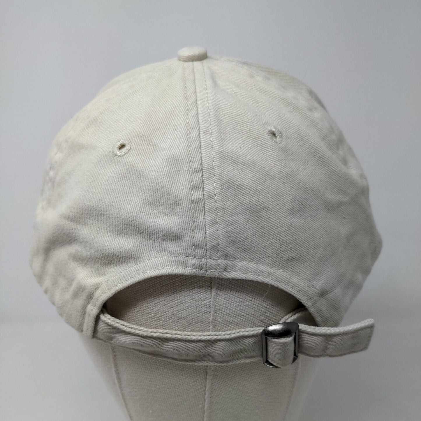 Head Shot Men's Slideback Hat Tan Size OSFM Embroidered Rose Logo