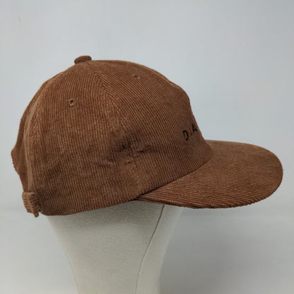 Diamond Supply Co Men's Corduroy Slideback Hat Brown Adjustable Embroidered Logo