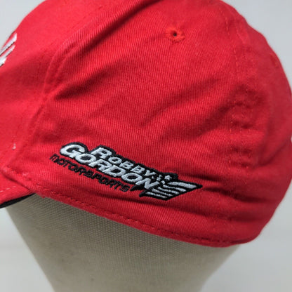 Drink Smart Mens Strapback Jim Beam Racing Hat Robby Gordon Motorsports Red OSFA