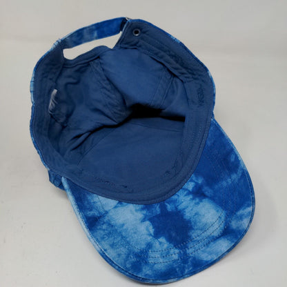 Stitch Men's Slideback Hat Blue Tie Dye Embroidered Logo Vent Holes