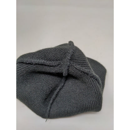 ZX Zeroxposur Beanie Hat Skull Cap Black Embroidered Yellow Logo