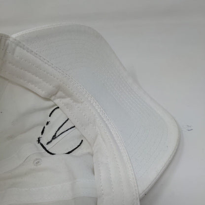 Sam Smith Men's Slideback Hat White Adjustable Embroidered Logo 100% Cotton