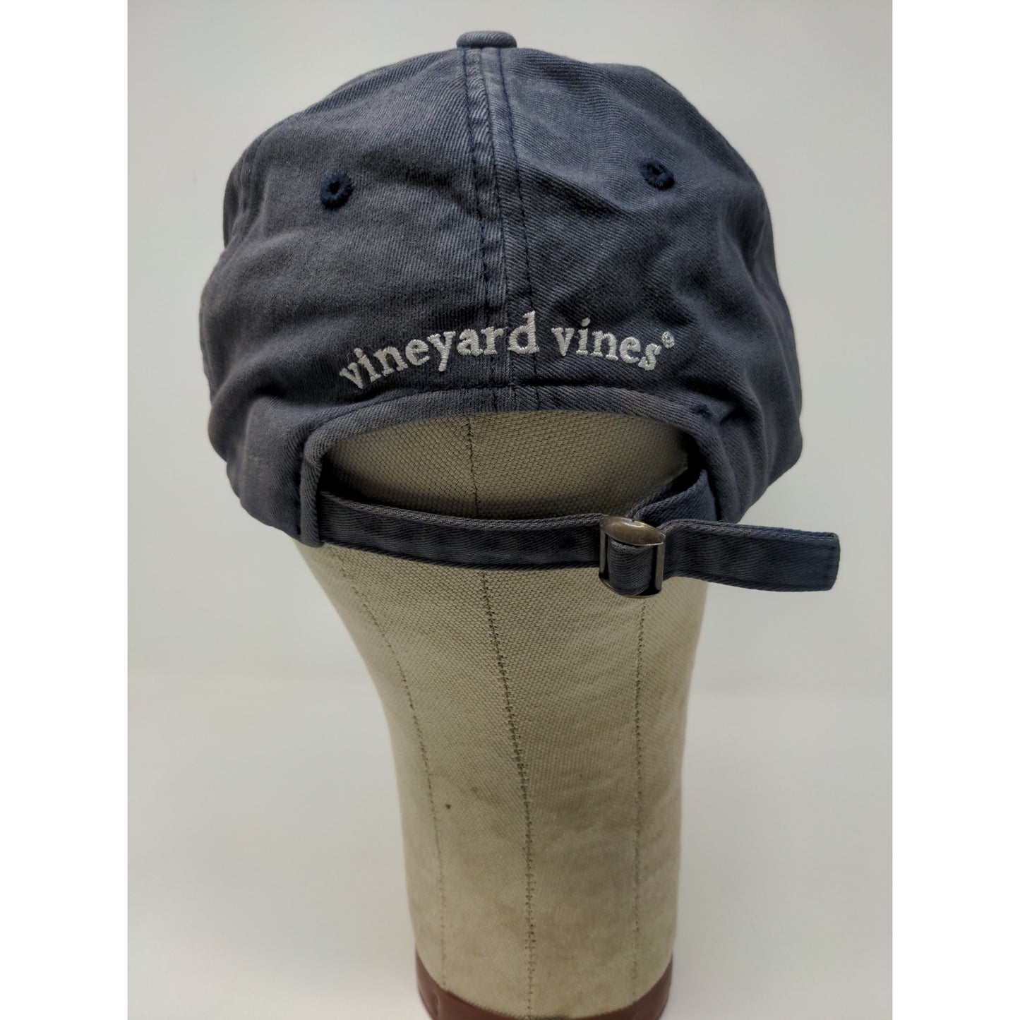 Vineyard Vines Martha's Vineyard Slideback Hat Embroidered Whale Logo Blue