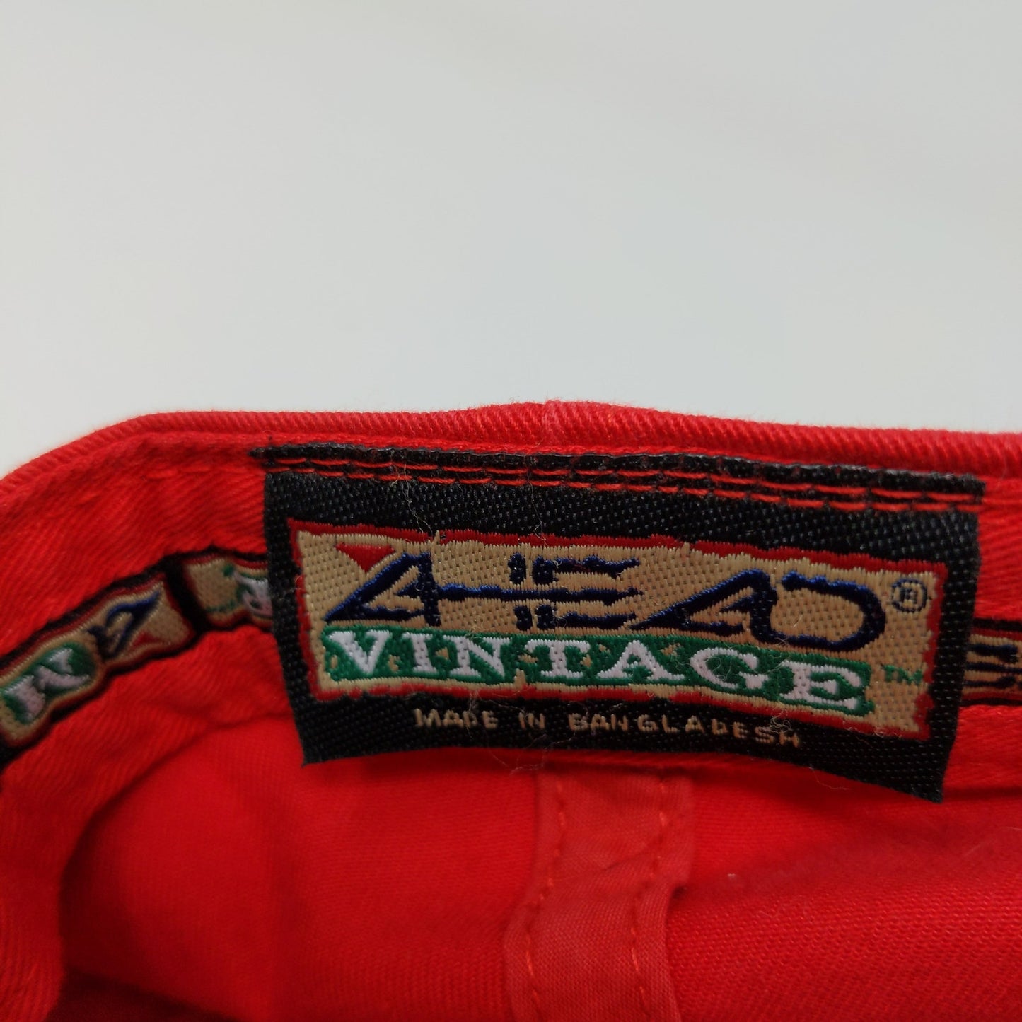 Las Vegas Bear's Best Golf Course Dobber Slideback Hat Embroidered Logo Red