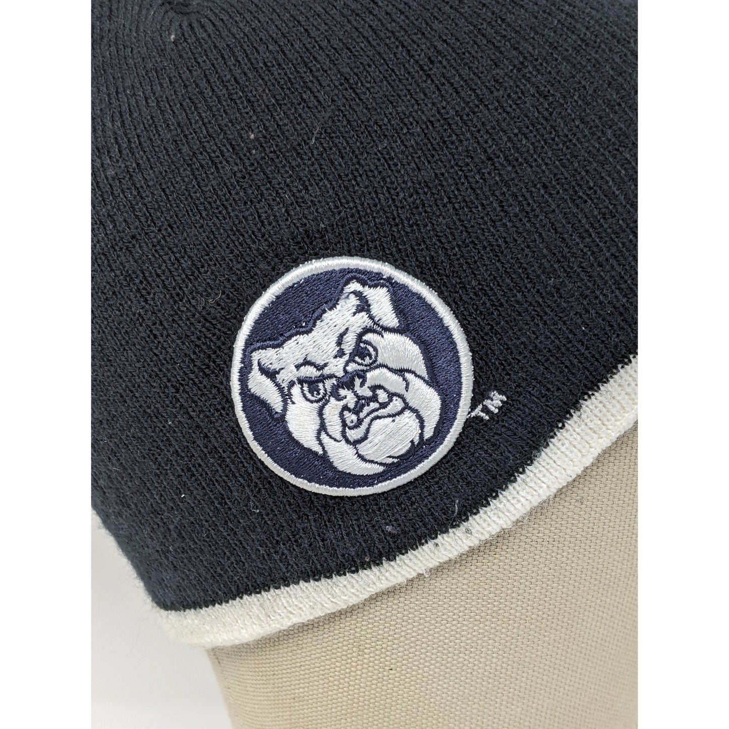Butler Bulldogs Beanie Toboggan Hat Colosseum Athletics Black Embroidered