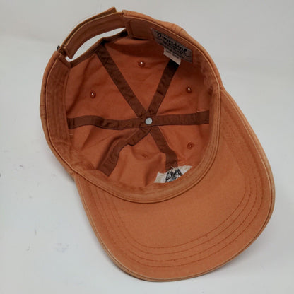 Clustere Spires Golf Club Orange Hat Cap Adjustable Strap Back Embroidered