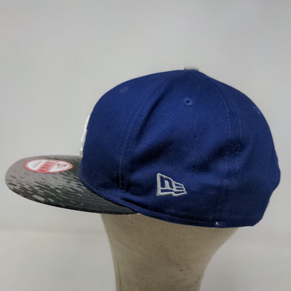 New Era 9Fifty LA Dodgers Fitted Hat Blue Size M-L Embroidered Logo