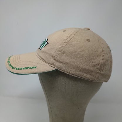 O'Reilly Auto Parts Men's Strapback Hat Tan Adjustable Embroidered Logo