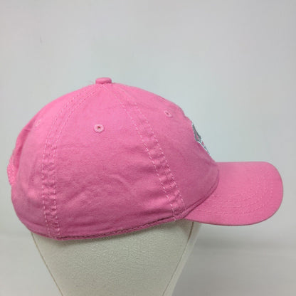 DC Comics SuperGirl Girl's Stretchy Hat Pink Size M Embroidered Logo Cotton