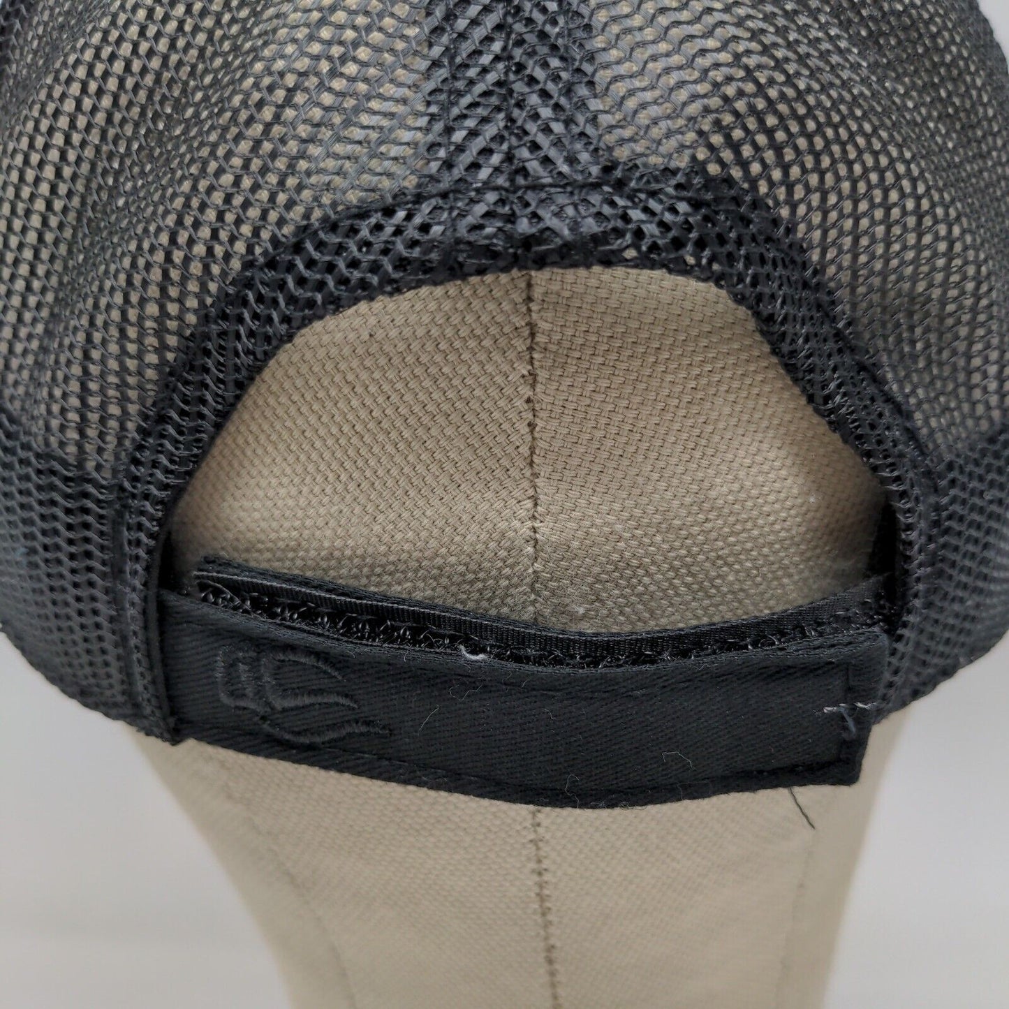 Pro Panels Inc Men Of Steel Black Strap Back Hat Outdoor Cap Platinum OSFA