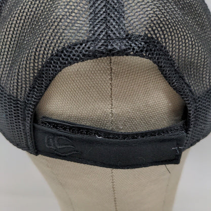 Pro Panels Inc Men Of Steel Black Strap Back Hat Outdoor Cap Platinum OSFA