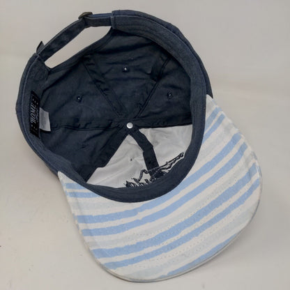 Home Free Men's Slideback Hat Blue White OSFM Embroidered Florida Logo
