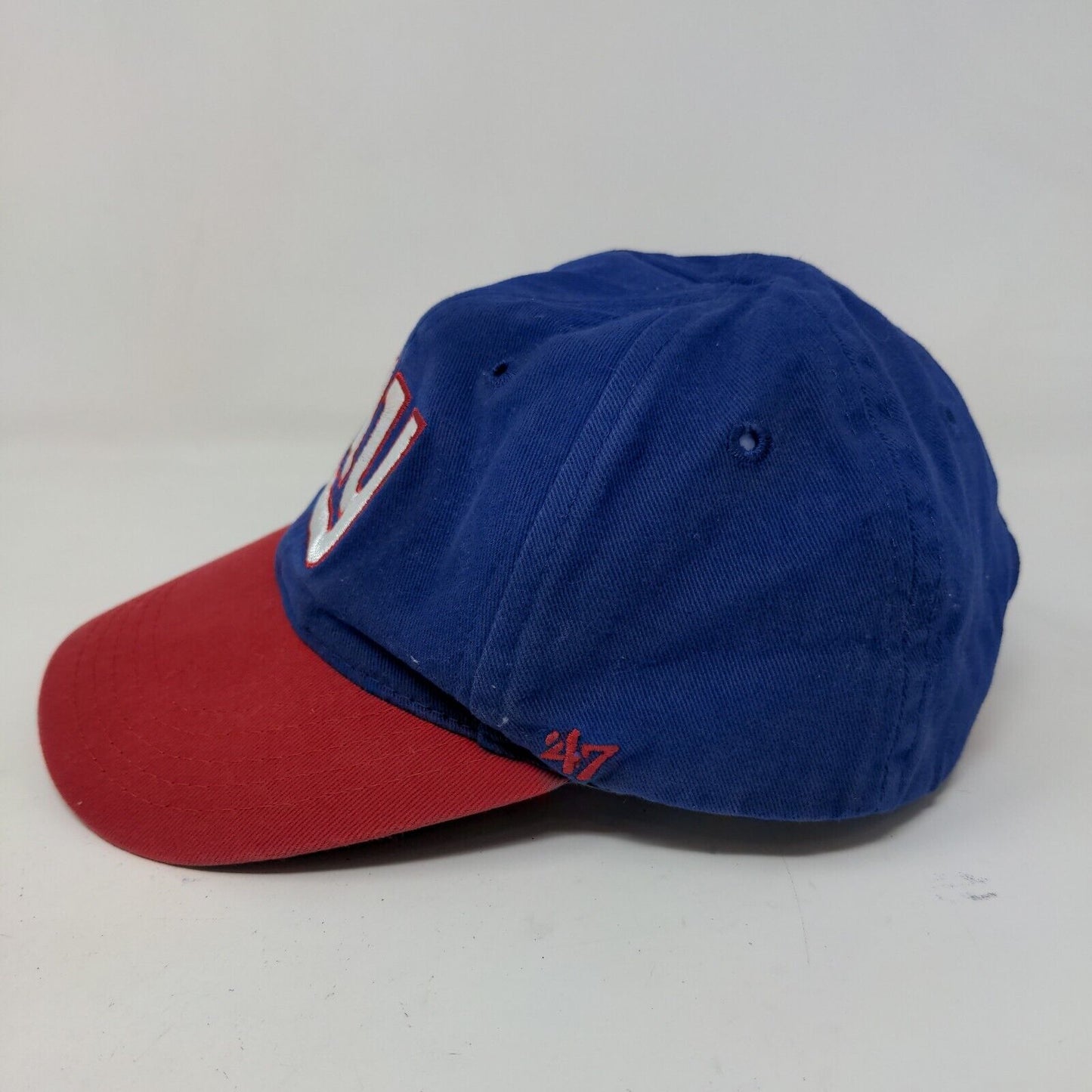 '47 Brand Boy's Baby Strapback Hat Blue Red New York Giants Embroidered NFL