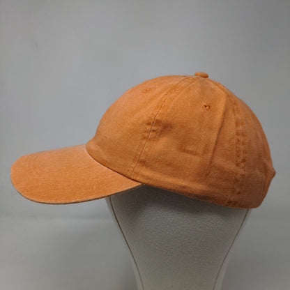 Topper Men's Slideback Hat Orange Adjustable Blank 100% Cotton