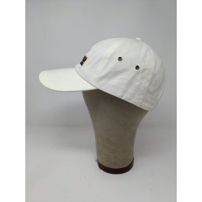 Purdue Boilerman Triathlon Slideback Hat White Cream Embroidered Logo