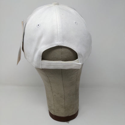 Ford Mens 2011 NHRA Manufacturers Cup White Adjustable Strapback Embroidered