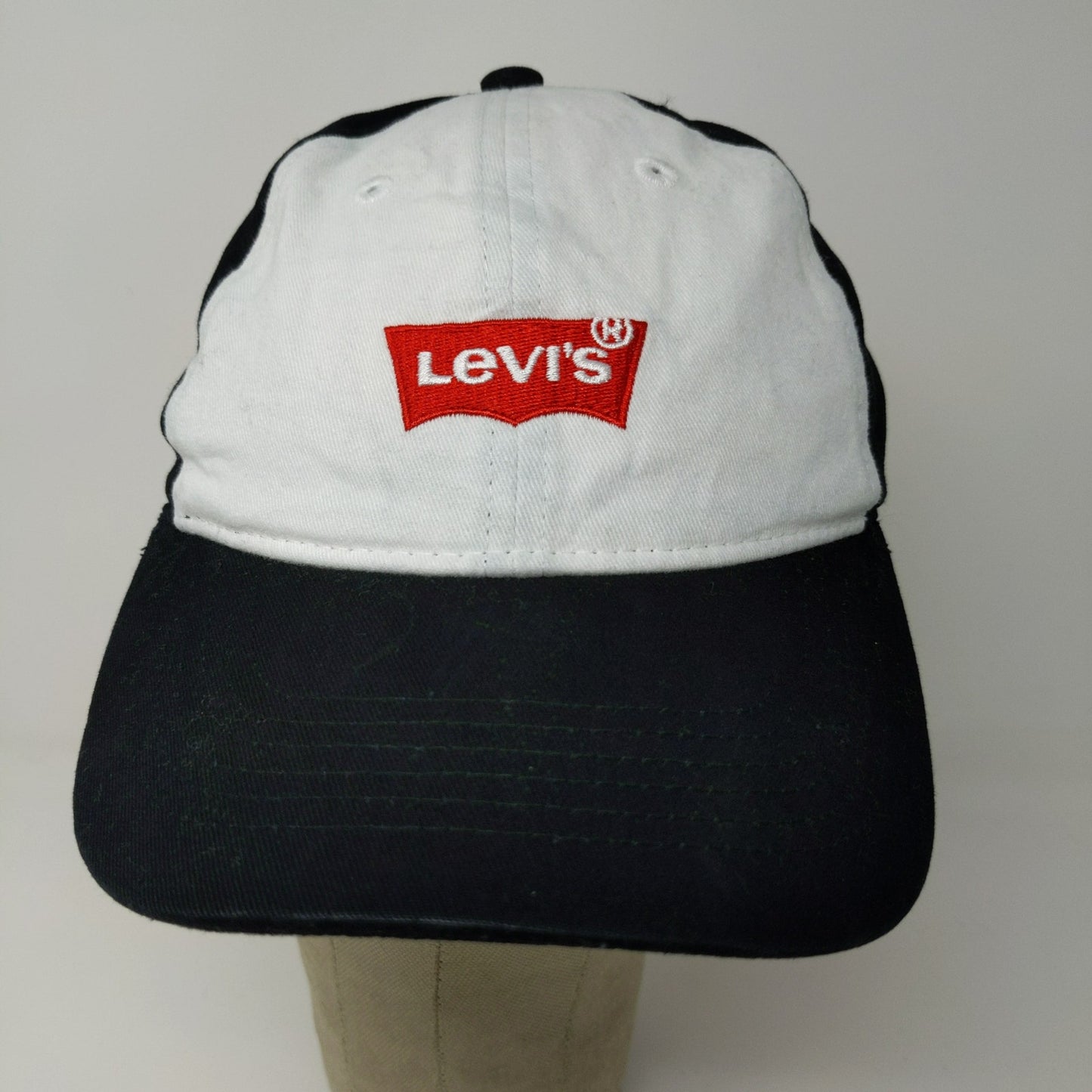 Youth Boys Levis Snapback Hat Black White Embroidered Logo SEE DESC