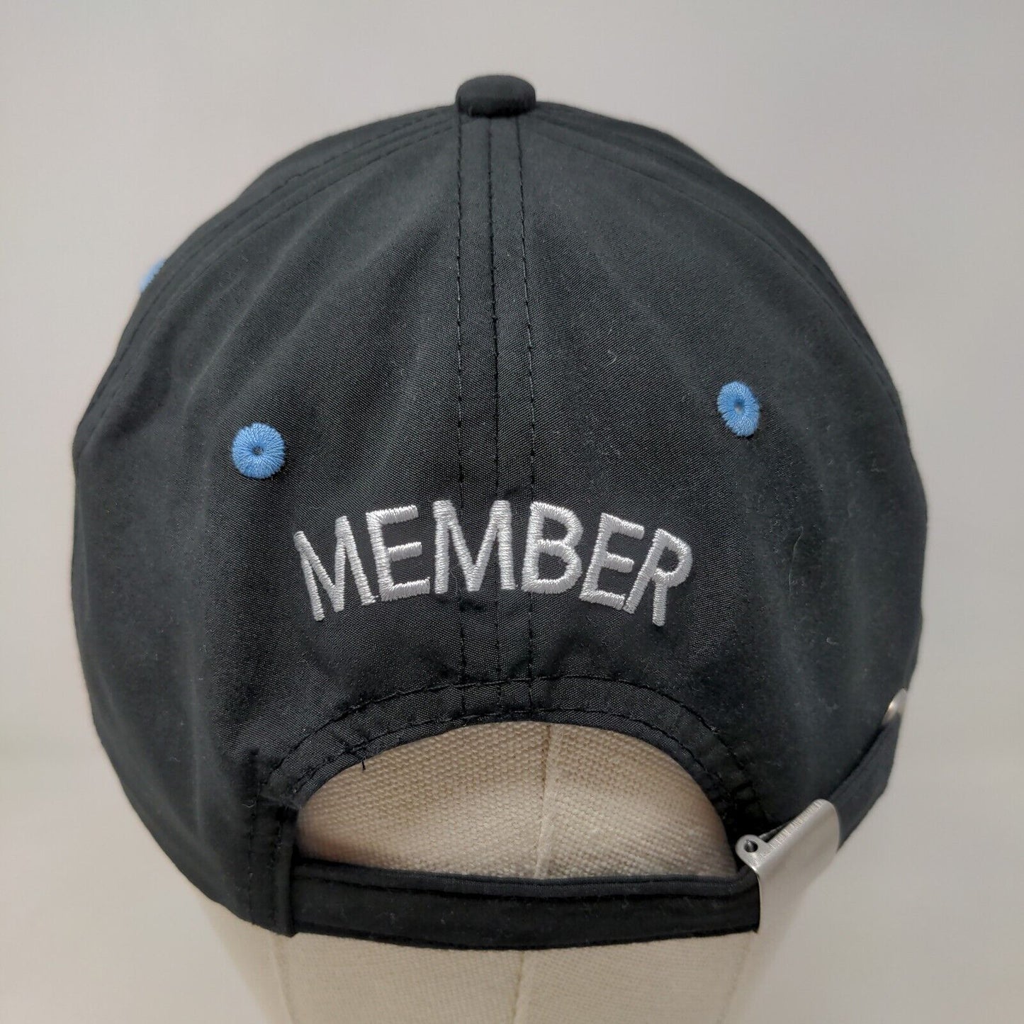 Disney Vacation Club Men's Slideback Hat Black Adjustable Embroidered Logo