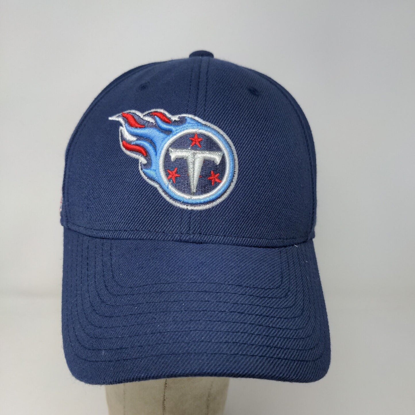 Reebok NFL Men's Strapback Tennessee Titans Hat Blue OSFA Embroidered Logo