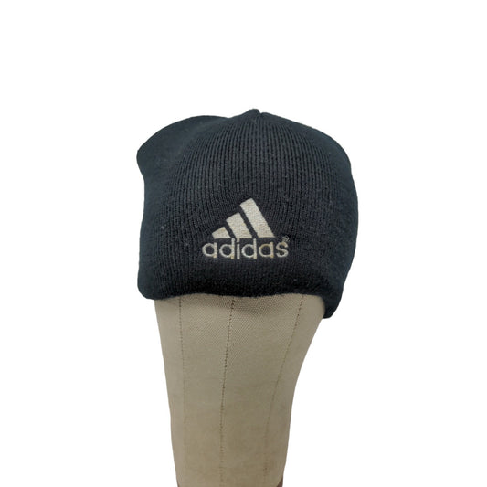 Adidas Beanie Hat OSFA Black Embroidered Logo Soft 100% Acrylic