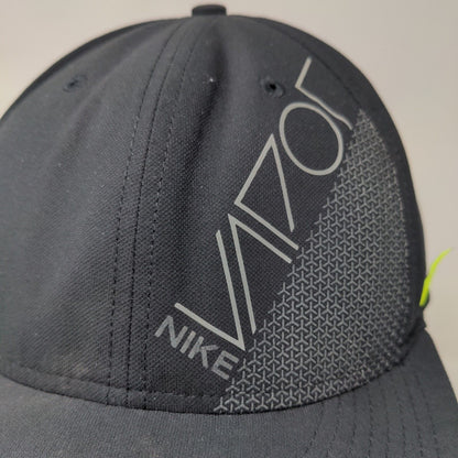 Nike Golf RZN Men's Snapback Hat Black OSFM Graphic Logo 100% Polyester