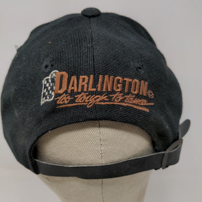 Nascar Hat/Cap Too Tough To Tame Darlington Motor Speedway Leather Embroidered