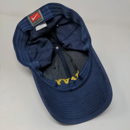 Nike Team Navy Fitted Hat Blue Size Universal Fit Embroidered Logo