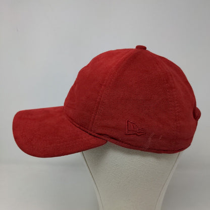 New Era Bandier Men's Slideback Hat Red Adjustable Blank Embroidered Logo