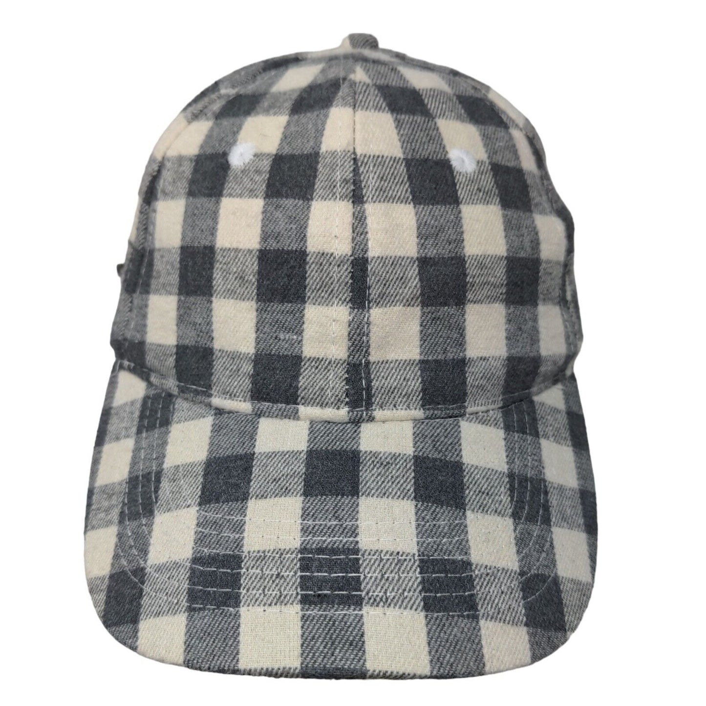 Cocus Pocus Men's Slideback Hat Multicolor Plaid Pattern Size OS Poly Blend