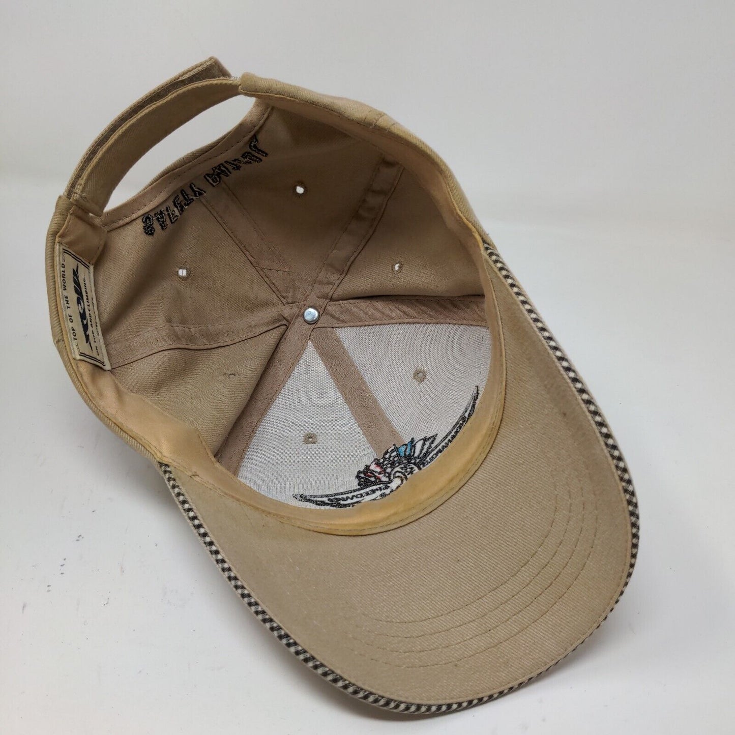 Top of the World Men's Indy Motor Speedway Safety Patrol Strapback Hat Tan