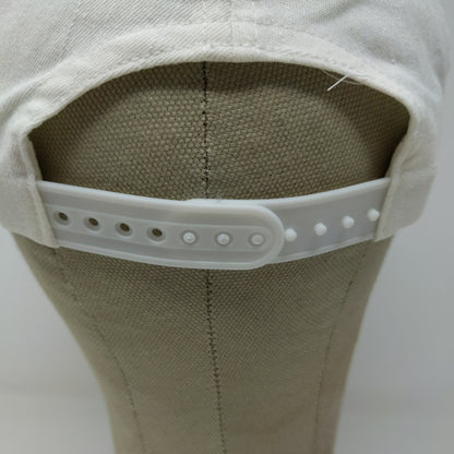 Enjoyday Snapback Hat Embroidered Butterfly White Size 53-55 CM