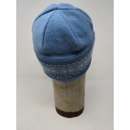 Columbia Sportswear Winter Snowflake Beanie Hat Patch Logo OSFA Blue
