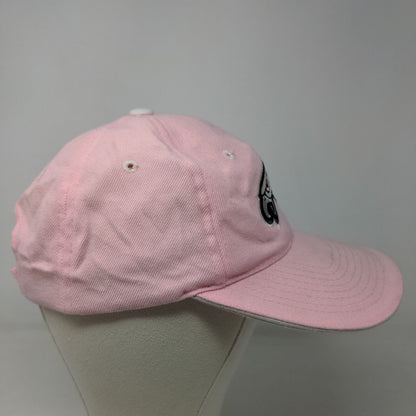 Unbranded Women's Strapback Hat Pink Adjustable Embroidered Eagle Logo