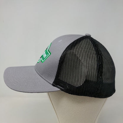 Vaughan Men's Fitted Hat Gray Size L/XL Embroidered Logo Cotton Blend