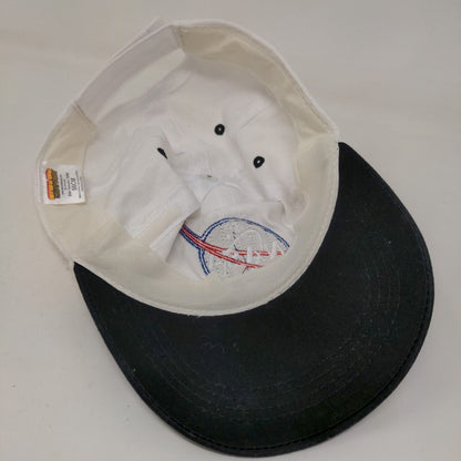 Get Real Gear Boy's Strapback Hat White Size 56 CM Embroidered NASA Logo