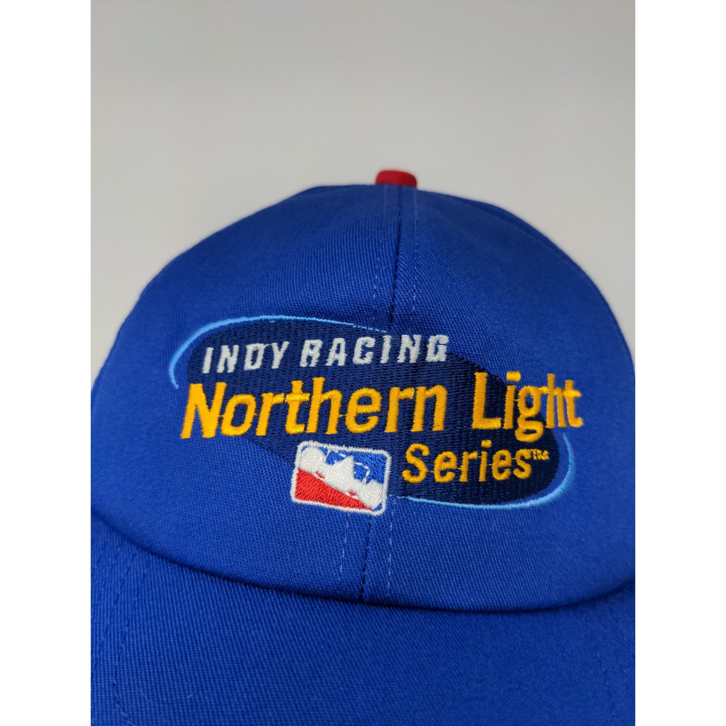 Vintage K Products Indy Racing Northern Light Series Strapback Hat Made in USA