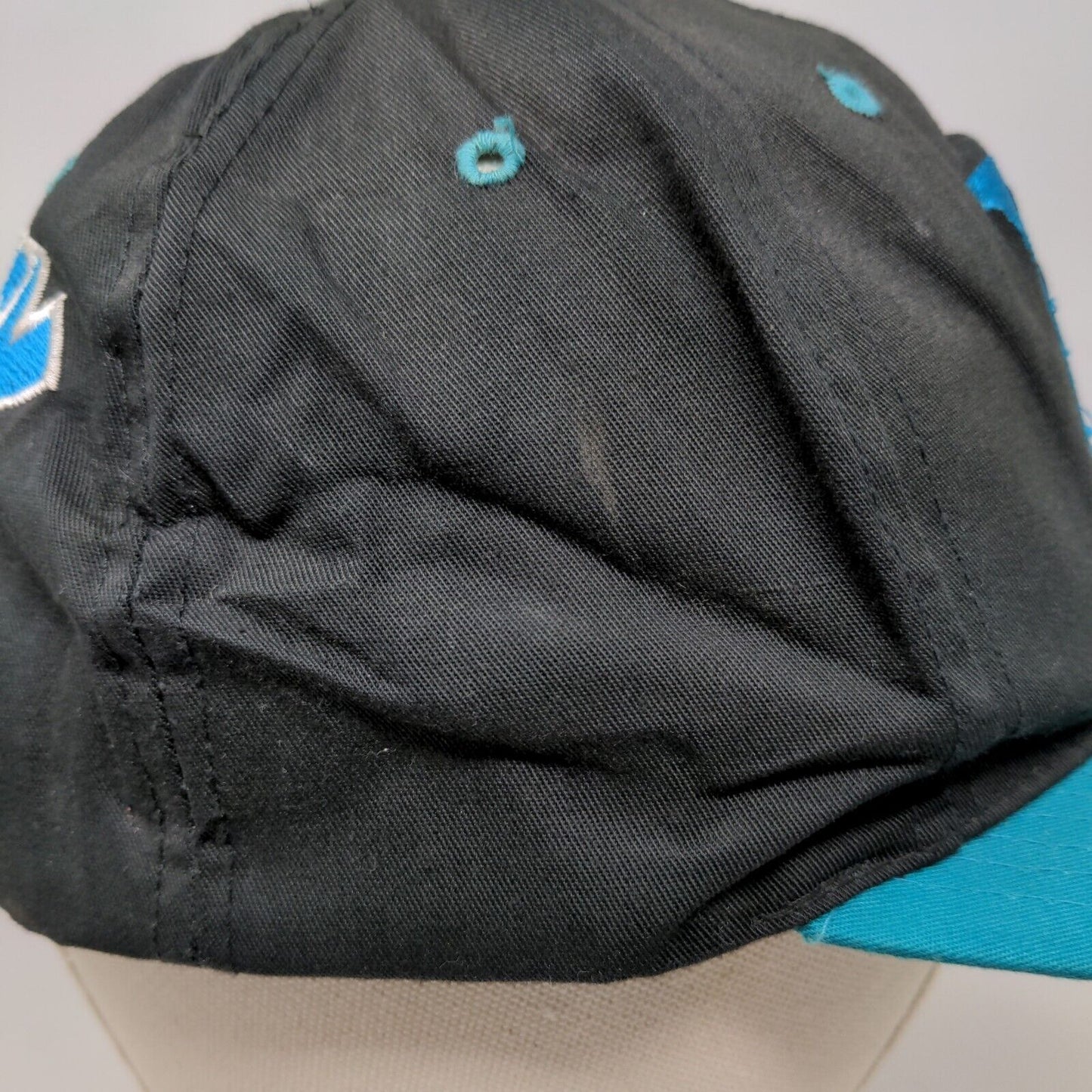 Mickey Unlimited Men's Snapback Hat Blue Black Adjustable Embroidered Logo