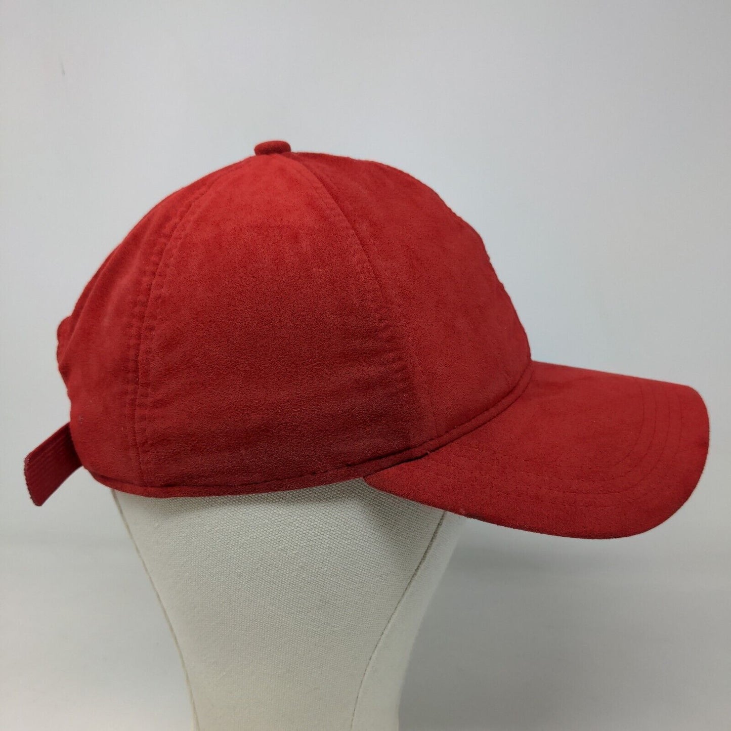 New Era Bandier Men's Slideback Hat Red Adjustable Blank Embroidered Logo