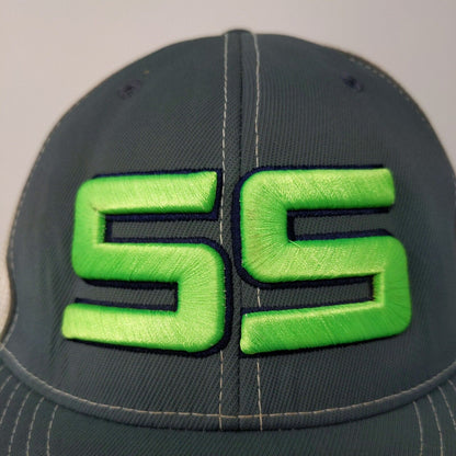 Vintage NASCAR Driver #55 Lime Green / Black Embroidered Baseball Hat