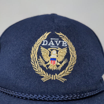 Momr's Men's Snapback Hat Blue OSFA Patriotic American Eagle Embroidered Logo