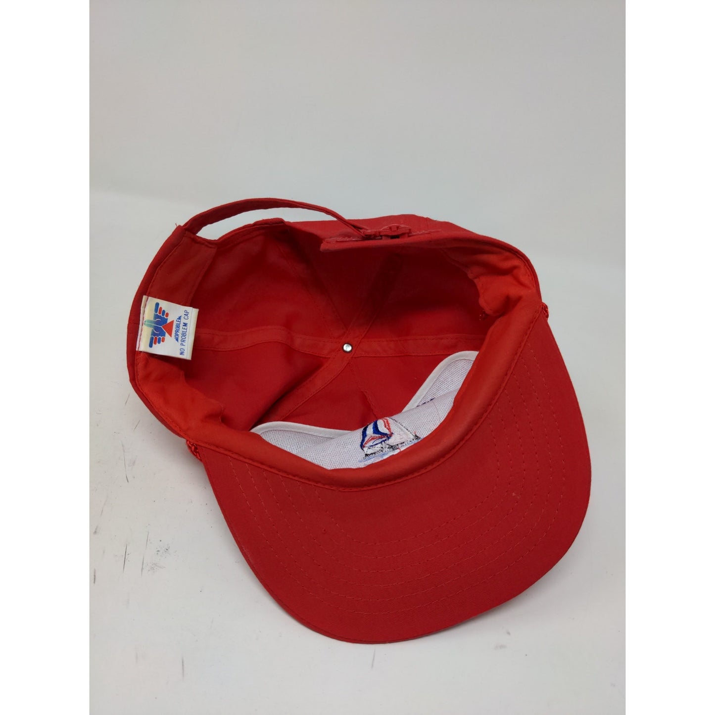 Newport Rhode Island Officers's Club No Problem Cap Slideback Hat Red