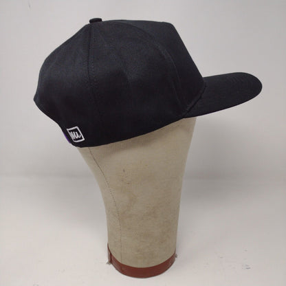 Me Undies Black Purple Adjustable Snapback Baseball Hat Cap Embroidered