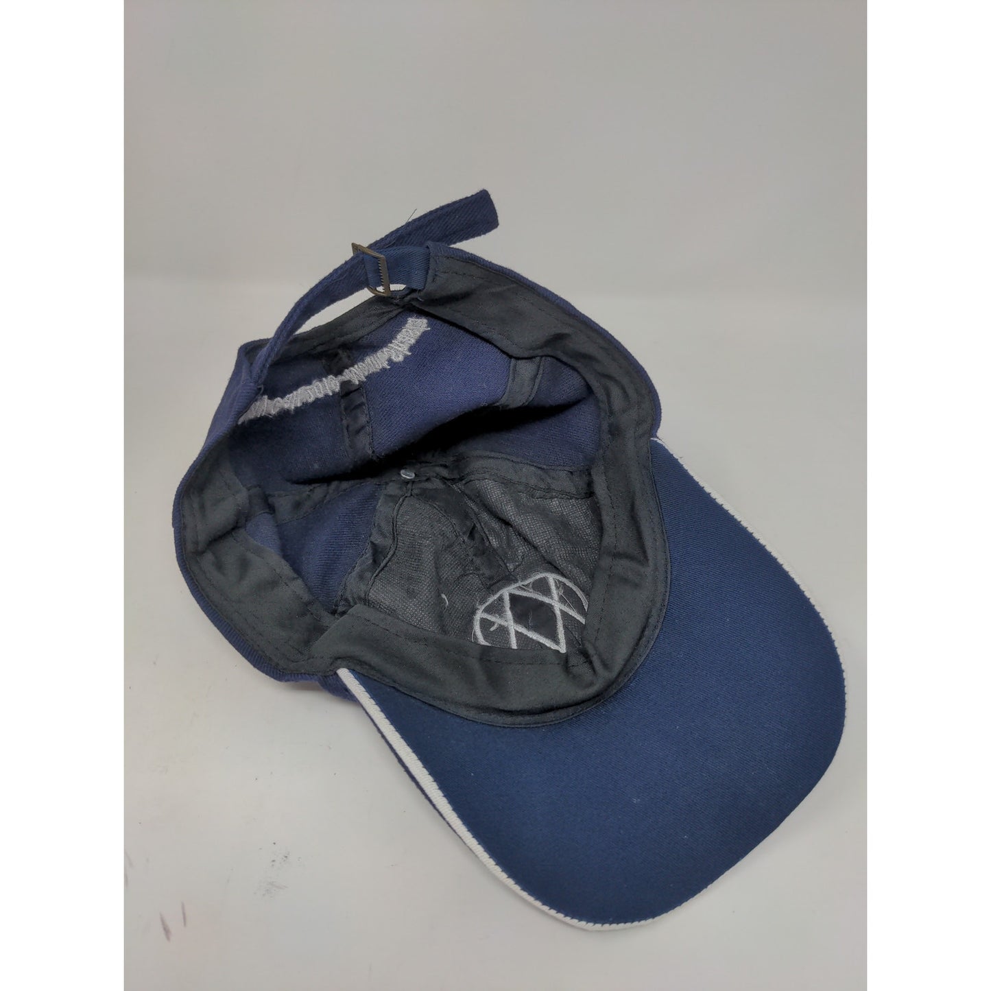 Mount Shasta Slideback Adjustable Hat Blue May Call 2019 Embroidered Logo